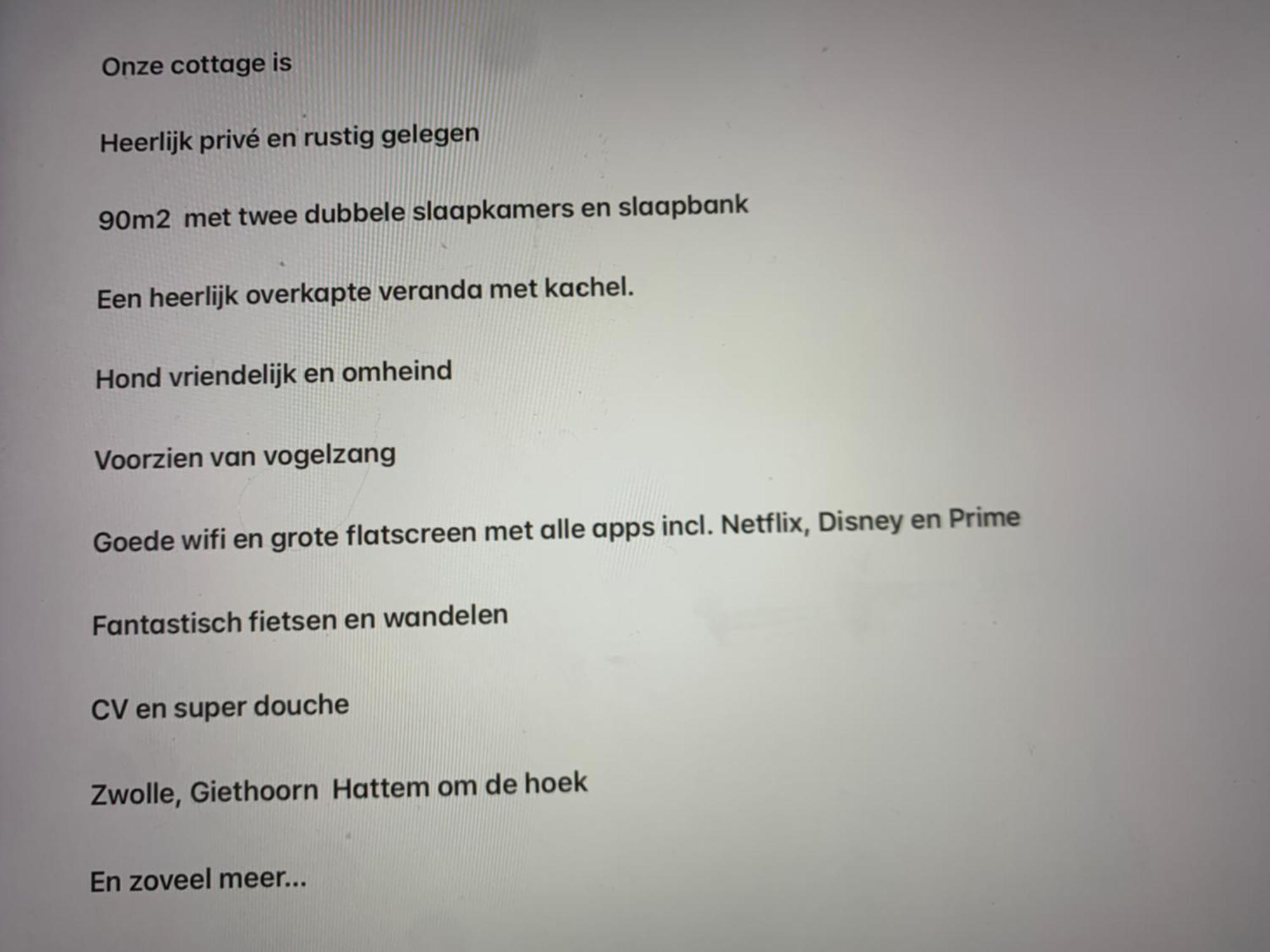 Gezellige Ruime Cottage, Prive, 2 Slaapkamers, Hond Welkom! Hattemerbroek